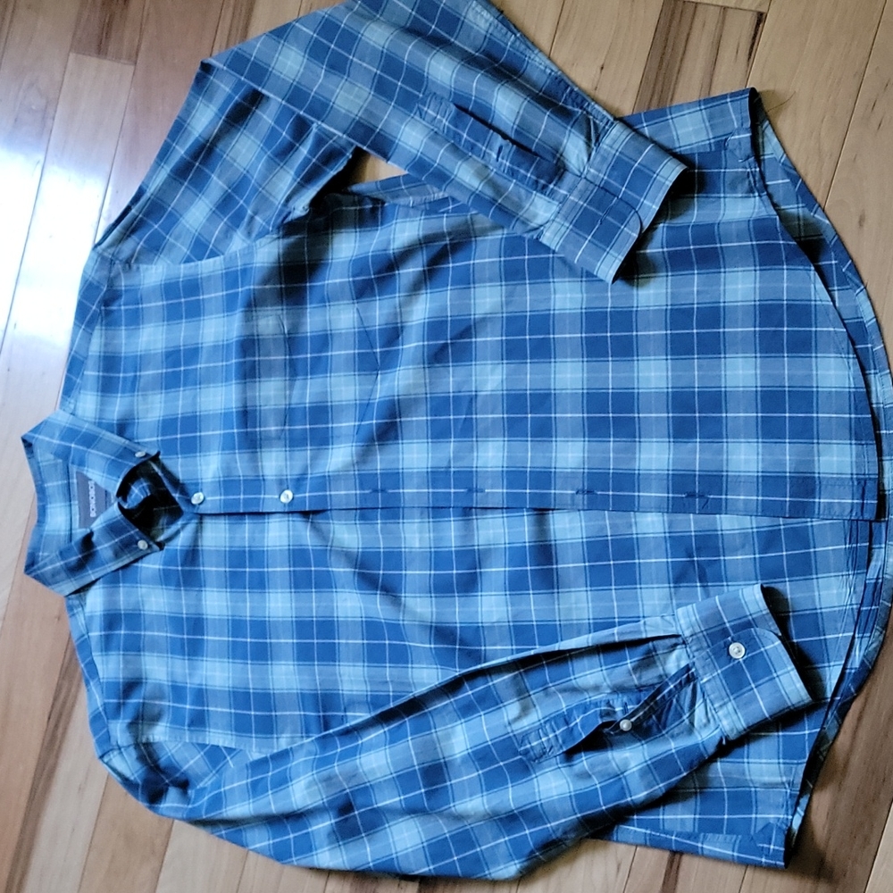 Bonobos plaid button down shirt large